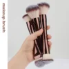 3 styles Double-headed Makeup Brush With Soft Bristles Foundation Brush Blush Brush BB Cream Makeup Brush Portable Makeup Tool