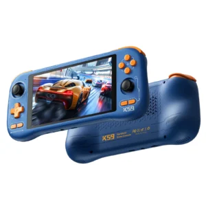 FLLBW K59 Handheld Game Console 5.5'' 1080P Screen 50 Emulators for PS1/PSP/DC/SS Android14 5000mAh WIFI5 Retro Game Player